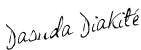 Signature de Daouda Diakité.